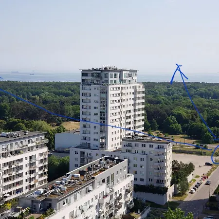Apartament Z Pieknym Widokiem Na Morze Apartamento Gdańsk